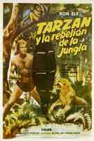 Tarzan&#039;s Jungle Rebellion - Spanish Movie Poster (xs thumbnail)