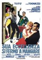 Sua Eccellenza si ferm&ograve; a mangiare - Italian Movie Poster (xs thumbnail)