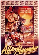 The Macomber Affair - German Movie Poster (xs thumbnail)