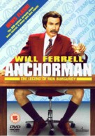 Anchorman: The Legend of Ron Burgundy - British DVD movie cover (xs thumbnail)