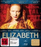 Elizabeth - New Zealand Blu-Ray movie cover (xs thumbnail)
