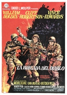 The Devil&#039;s Brigade - Spanish Movie Poster (xs thumbnail)