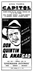 Don Quint&iacute;n el amargao - Spanish poster (xs thumbnail)