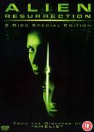 Alien: Resurrection - British DVD movie cover (xs thumbnail)