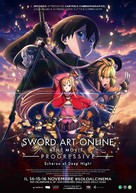 Gekijouban Sword Art Online the Movie: Progressive - Kuraki Yuuyami no Scherzo - Italian Movie Poster (xs thumbnail)