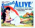 Found Alive - Movie Poster (xs thumbnail)