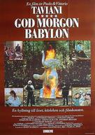 Good Morning, Babylon - Swedish Movie Poster (xs thumbnail)