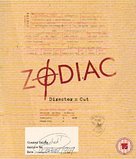 Zodiac - British Blu-Ray movie cover (xs thumbnail)