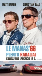 Ford v. Ferrari - Lithuanian Movie Poster (xs thumbnail)