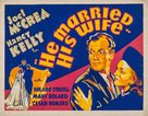 He Married His Wife - Movie Poster (xs thumbnail)