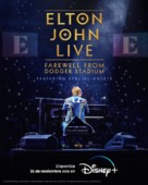 Elton John Live: Farewell from Dodger Stadium - Spanish Movie Poster (xs thumbnail)