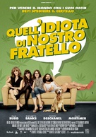 Our Idiot Brother - Italian Movie Poster (xs thumbnail)