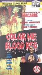 Color Me Blood Red - Dutch VHS movie cover (xs thumbnail)