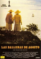 The Whales of August - Spanish Movie Poster (xs thumbnail)