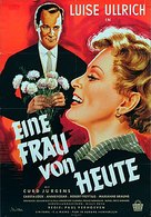 Eine Frau von heute - German Movie Poster (xs thumbnail)