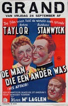 This Is My Affair - Dutch Movie Poster (xs thumbnail)
