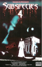 Subspecies 4: Bloodstorm - German VHS movie cover (xs thumbnail)