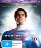 Man of Steel - Australian Blu-Ray movie cover (xs thumbnail)