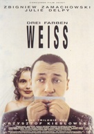 Trois couleurs: Blanc - German Movie Poster (xs thumbnail)