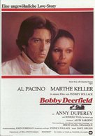 Bobby Deerfield - German Movie Poster (xs thumbnail)