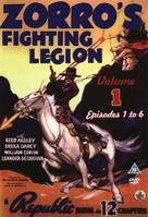 Zorro&#039;s Fighting Legion - British DVD movie cover (xs thumbnail)