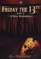 Friday the 13th: A New Beginning - Australian DVD movie cover (xs thumbnail)