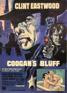 Coogan&#039;s Bluff - Danish Movie Poster (xs thumbnail)