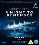A Night to Remember - British Blu-Ray movie cover (xs thumbnail)