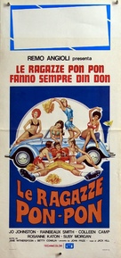 The Swinging Cheerleaders - Italian Movie Poster (xs thumbnail)
