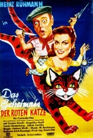 Das Geheimnis der roten Katze - German Movie Poster (xs thumbnail)