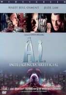 Artificial Intelligence: AI - Portuguese DVD movie cover (xs thumbnail)
