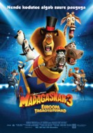 Madagascar 3: Europe&#039;s Most Wanted - Estonian Movie Poster (xs thumbnail)