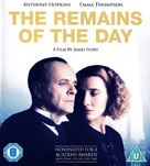 The Remains of the Day - British Blu-Ray movie cover (xs thumbnail)