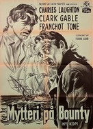 Mutiny on the Bounty - Danish Movie Poster (xs thumbnail)