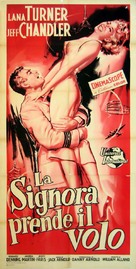 The Lady Takes a Flyer - Italian Movie Poster (xs thumbnail)