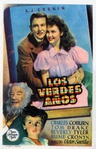 The Green Years - Spanish Movie Poster (xs thumbnail)