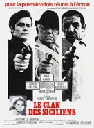 Le clan des Siciliens - French Movie Poster (xs thumbnail)