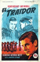 Decision Before Dawn - Spanish Movie Poster (xs thumbnail)