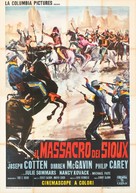 The Great Sioux Massacre - Italian Movie Poster (xs thumbnail)