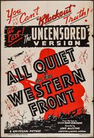All Quiet on the Western Front - Re-release movie poster (xs thumbnail)