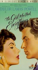 The Girl Who Had Everything - VHS movie cover (xs thumbnail)