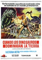 When Dinosaurs Ruled the Earth - Spanish Movie Poster (xs thumbnail)