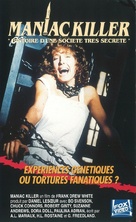 Maniac Killer - French VHS movie cover (xs thumbnail)