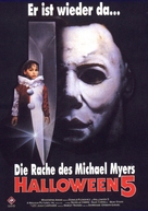 Halloween 5: The Revenge of Michael Myers - German VHS movie cover (xs thumbnail)