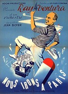 Nous irons &agrave; Paris - French Movie Poster (xs thumbnail)