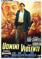 The Violent Men - Italian Movie Poster (xs thumbnail)