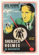 Sherlock Holmes in Washington - Spanish Movie Poster (xs thumbnail)