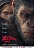War for the Planet of the Apes - Czech Movie Poster (xs thumbnail)