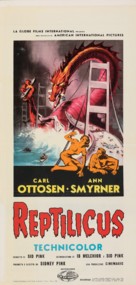 Reptilicus - Italian Movie Poster (xs thumbnail)