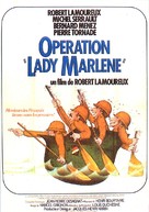 Op&eacute;ration Lady Marl&egrave;ne - French Movie Poster (xs thumbnail)